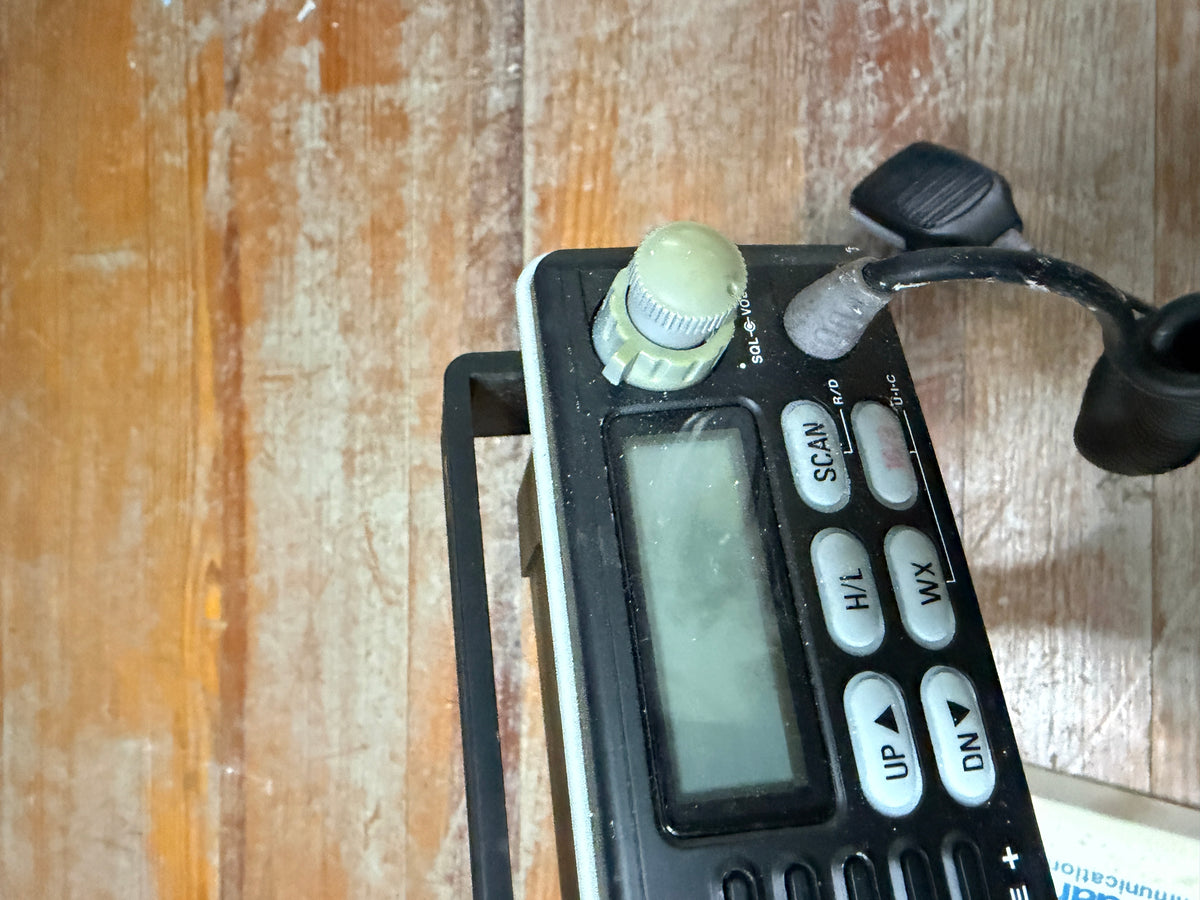 Standard Horizon Eclipse + GX1250S Marine Radio - Yellow Faded Knob