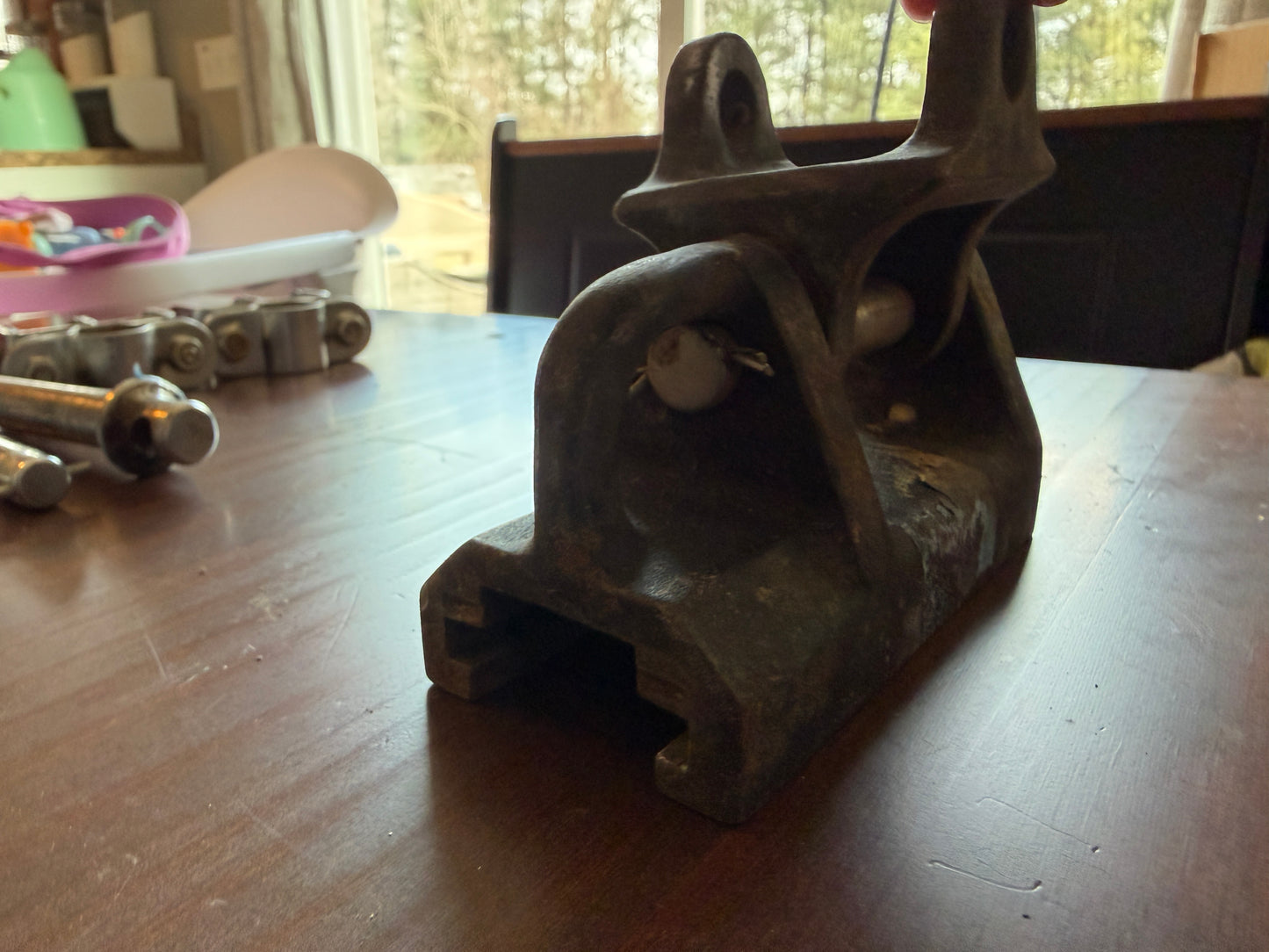 1 1/2" Track Width Heavy Duty Gooseneck - 1/2" Pin