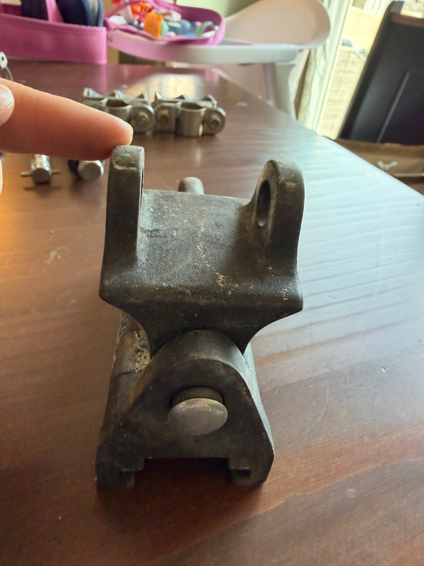 1 1/2" Track Width Heavy Duty Gooseneck - 1/2" Pin