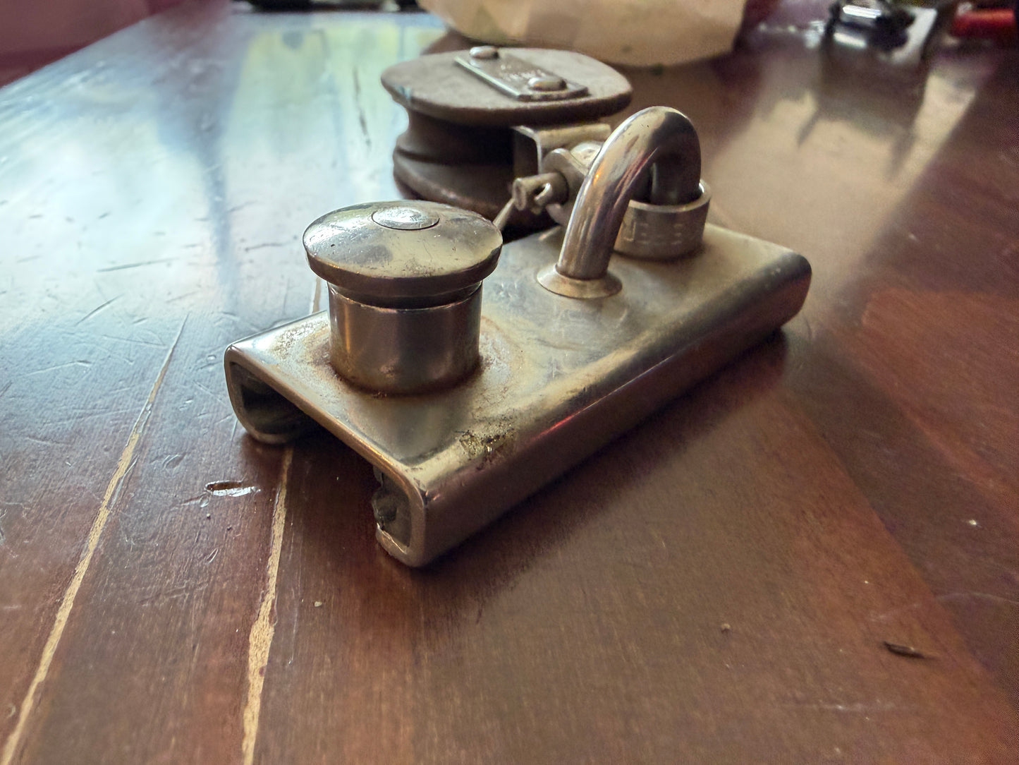 1" Pull Top Track Car WITH Gibb Tufnol Single Block - 5/16" Line