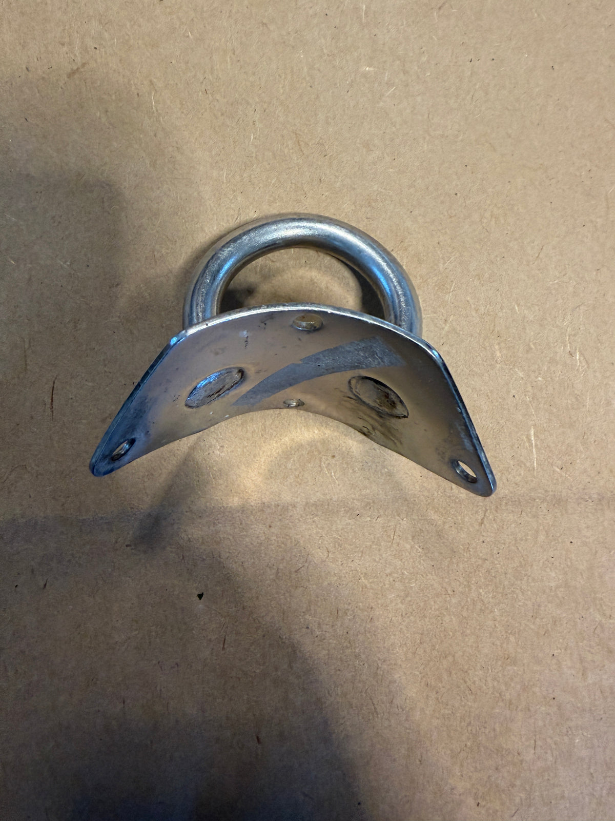 Ronstan Spinnaker Pole Ring with Curved Base - RF602 - 1 1/4" x 1" EYE  - Fits 2 3/8" Pole Diameter