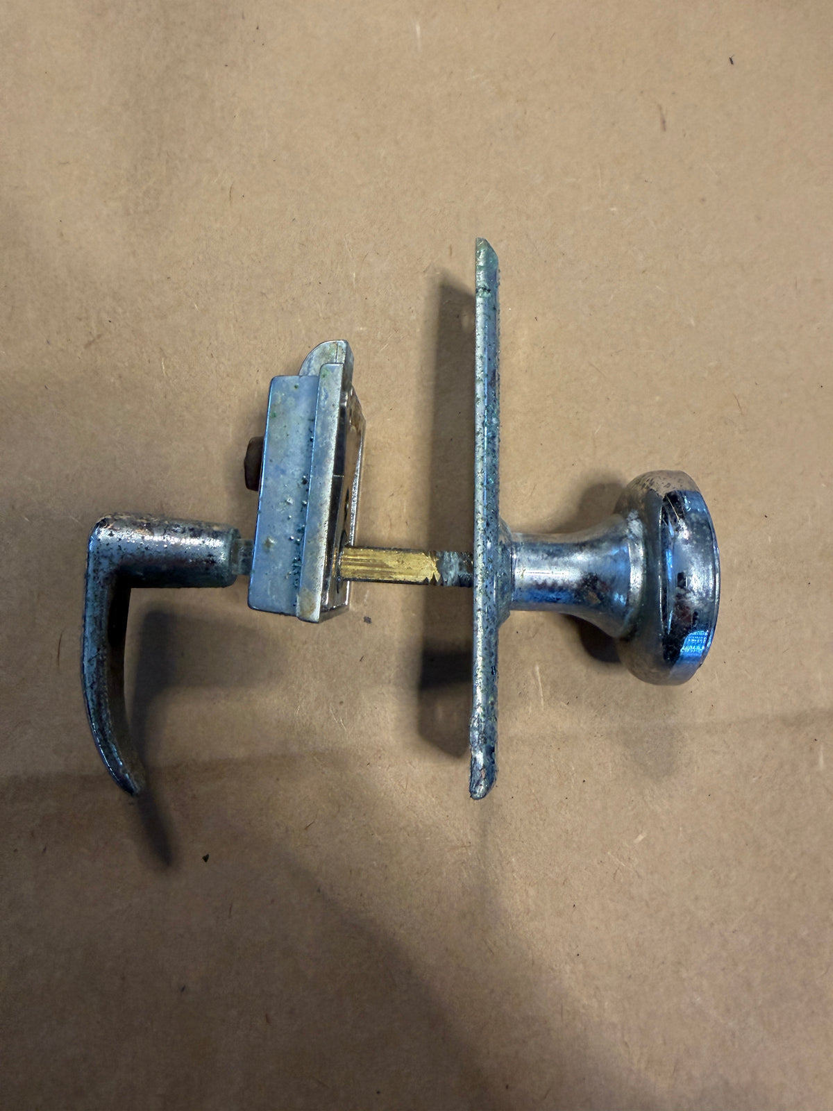 Chromed Perko Door Handle - Pitting
