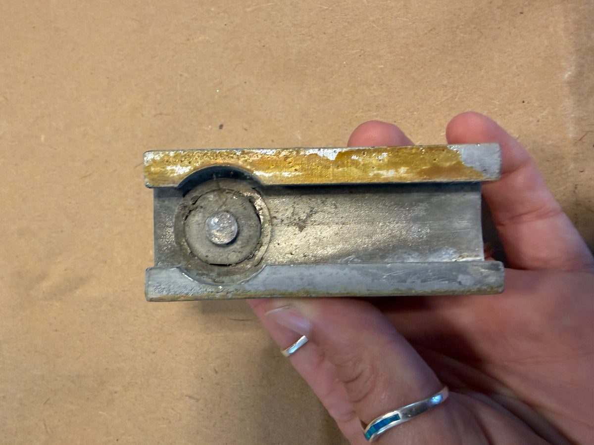 Chromed Bronze Pull Top Track Car - 1" Track