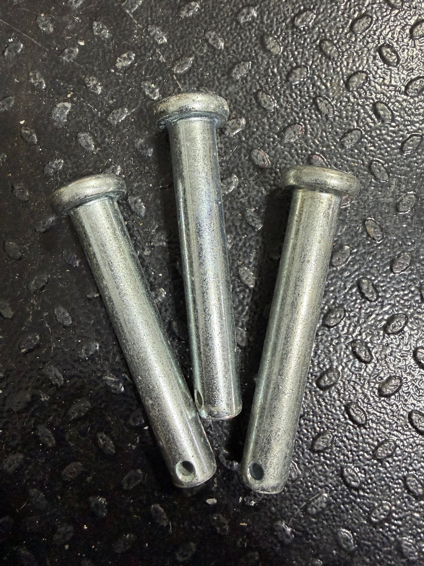 LOT OF 3 - 3/8" Diameter x 3 1/4" Long Clevis Pins