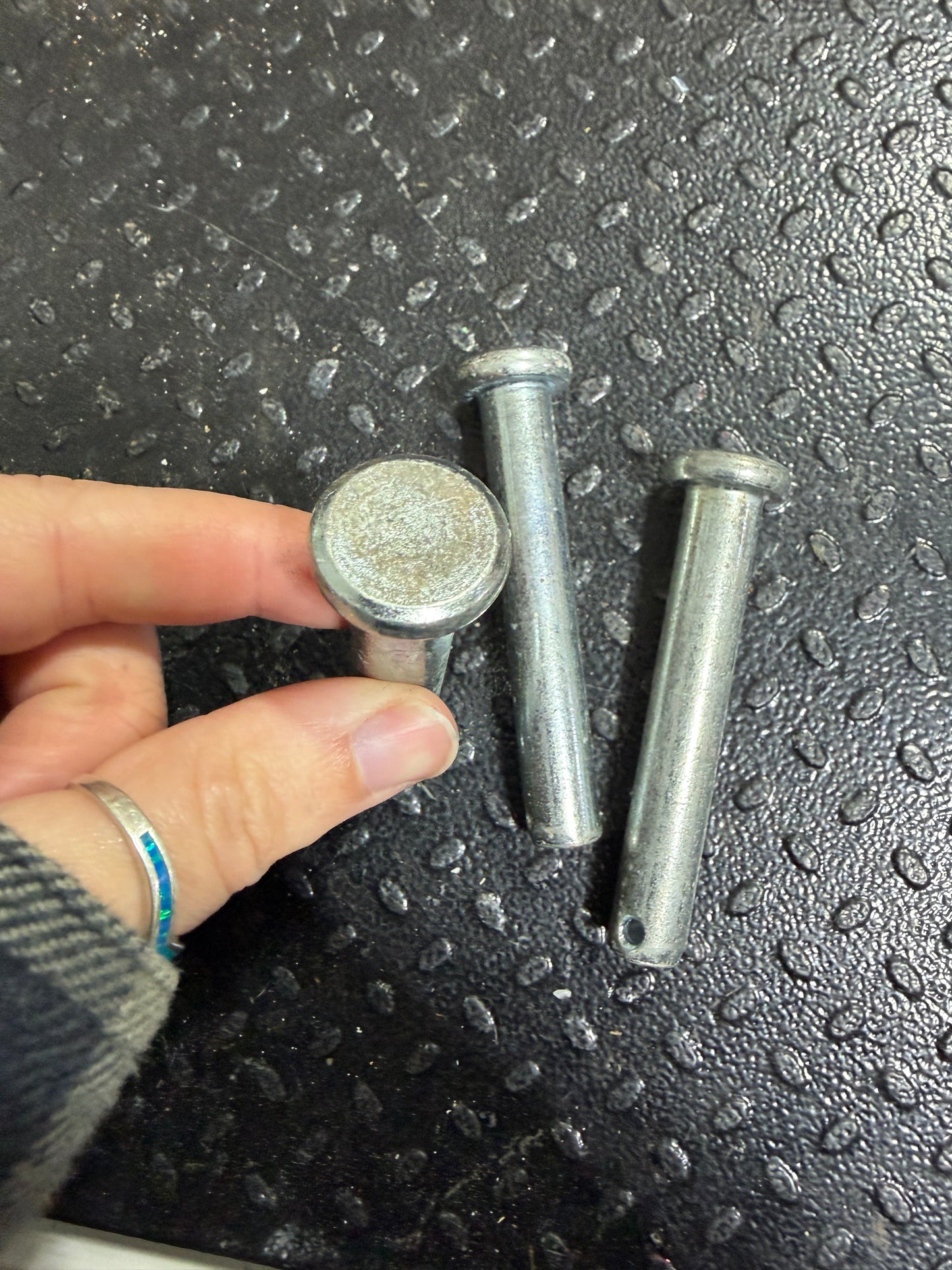 LOT OF 3 - 3/8" Diameter x 3 1/4" Long Clevis Pins