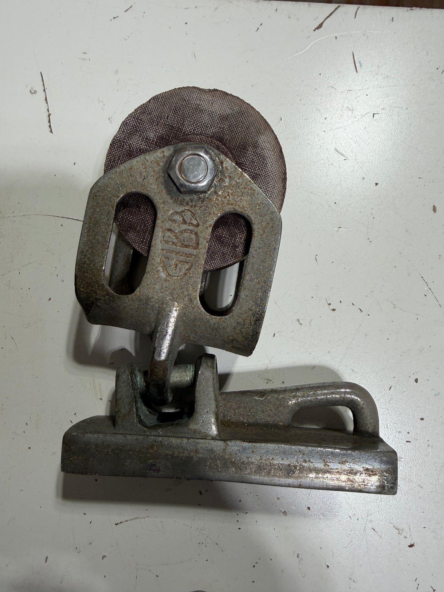 GIBB Tufnol Sheet Block - Chromed Bronze 1 1/4" Track Width