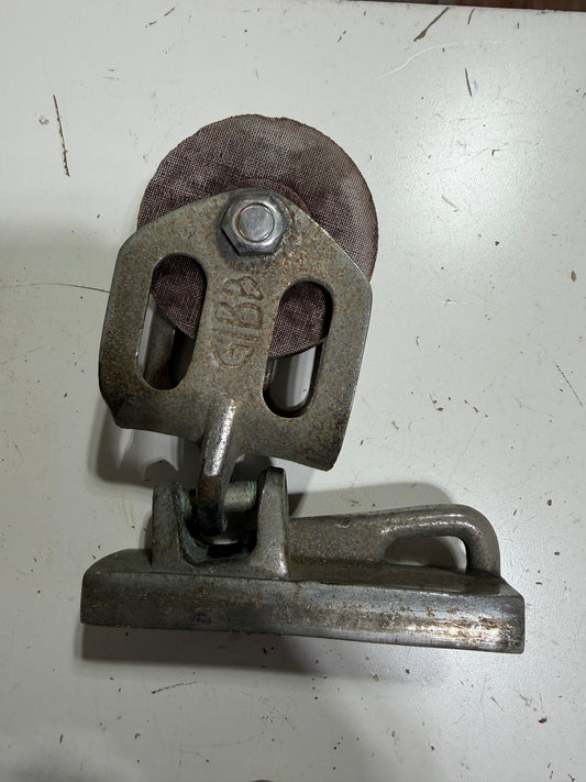 GIBB Tufnol Sheet Block - Chromed Bronze 1 1/4" Track Width