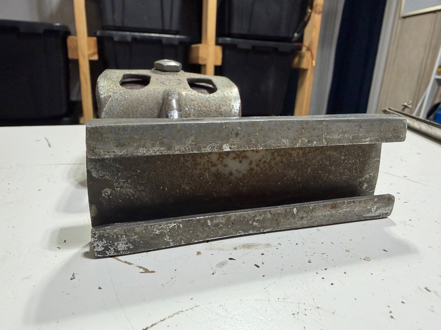 GIBB Tufnol Sheet Block - Chromed Bronze 1 1/4" Track Width