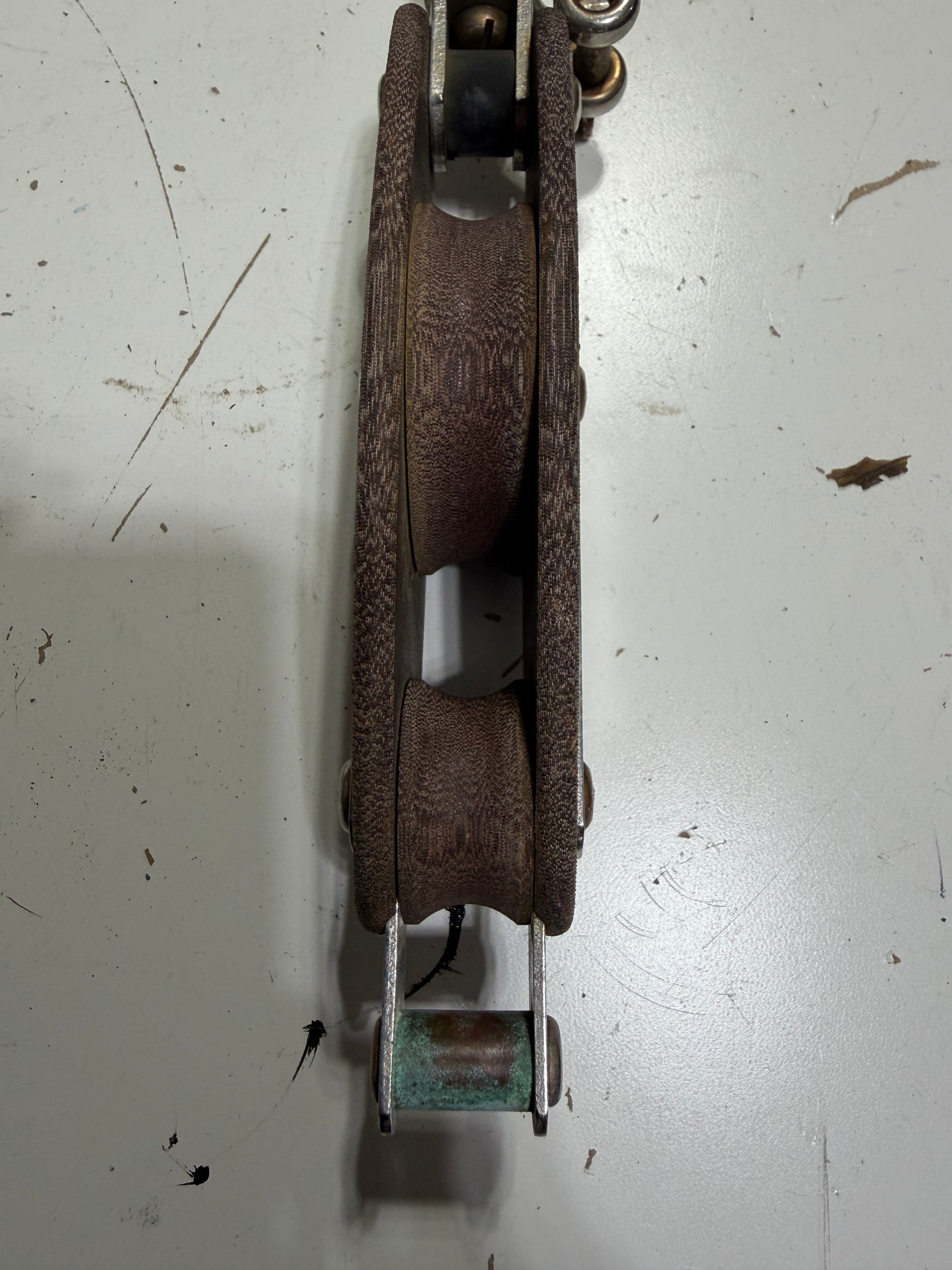 MAIN Marine England Tufnol Swivel Fiddle Block - 3/8" Line