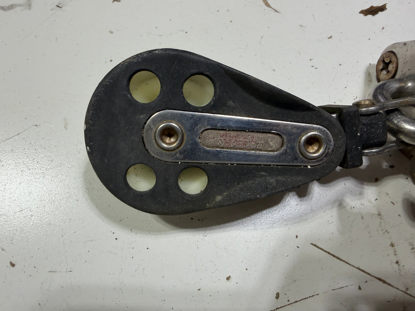 Ronstan Single Block With Schaefer Pad Eye - 7/16" Line