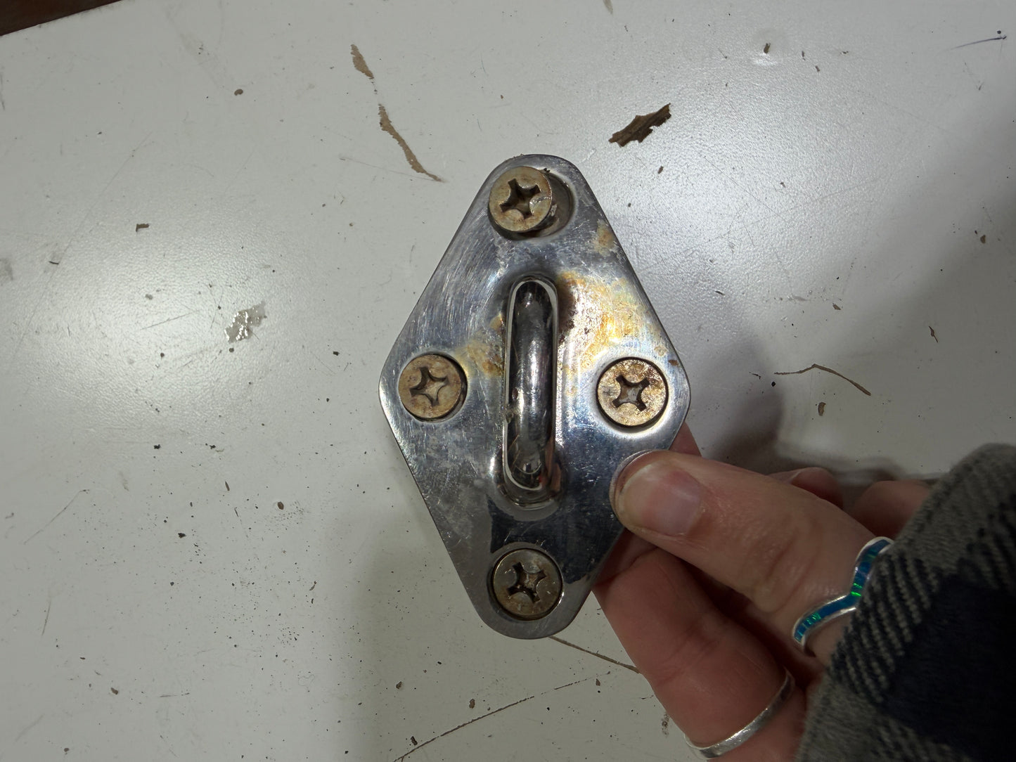 Stainless Steel Pad Eye - 7/8" x 3/8" EYE