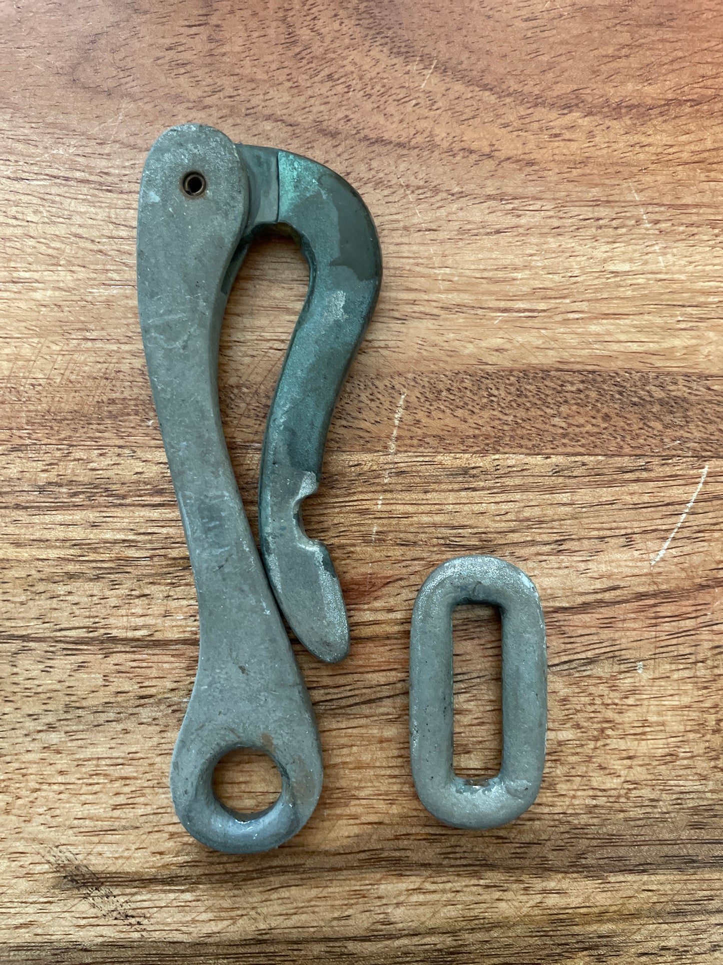 Bronze Pelican Hook - 6/16” Eye