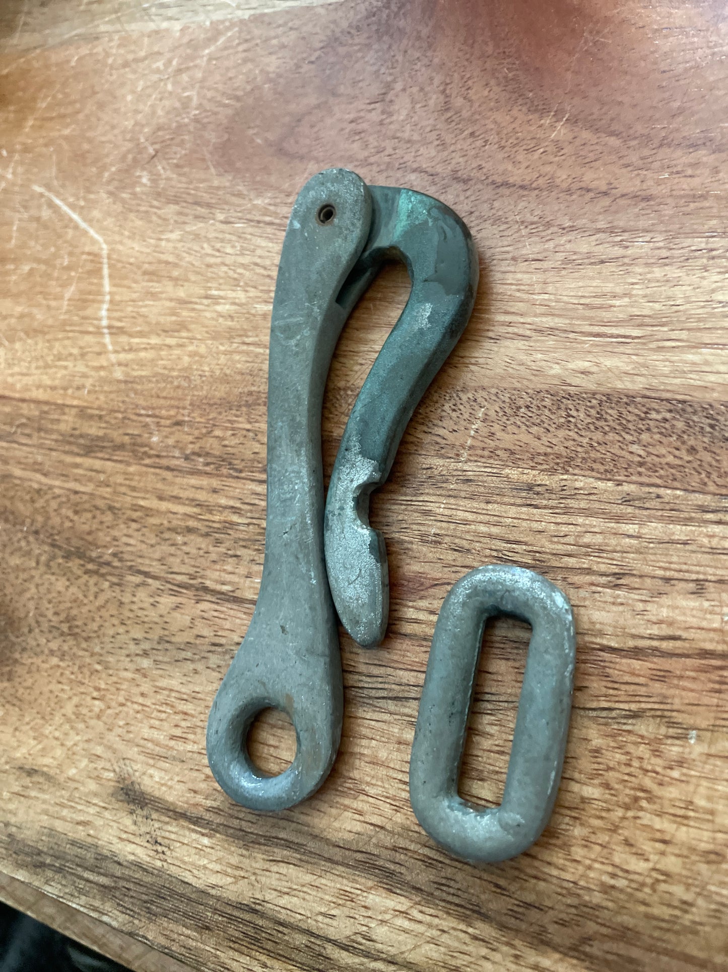 Bronze Pelican Hook - 6/16” Eye