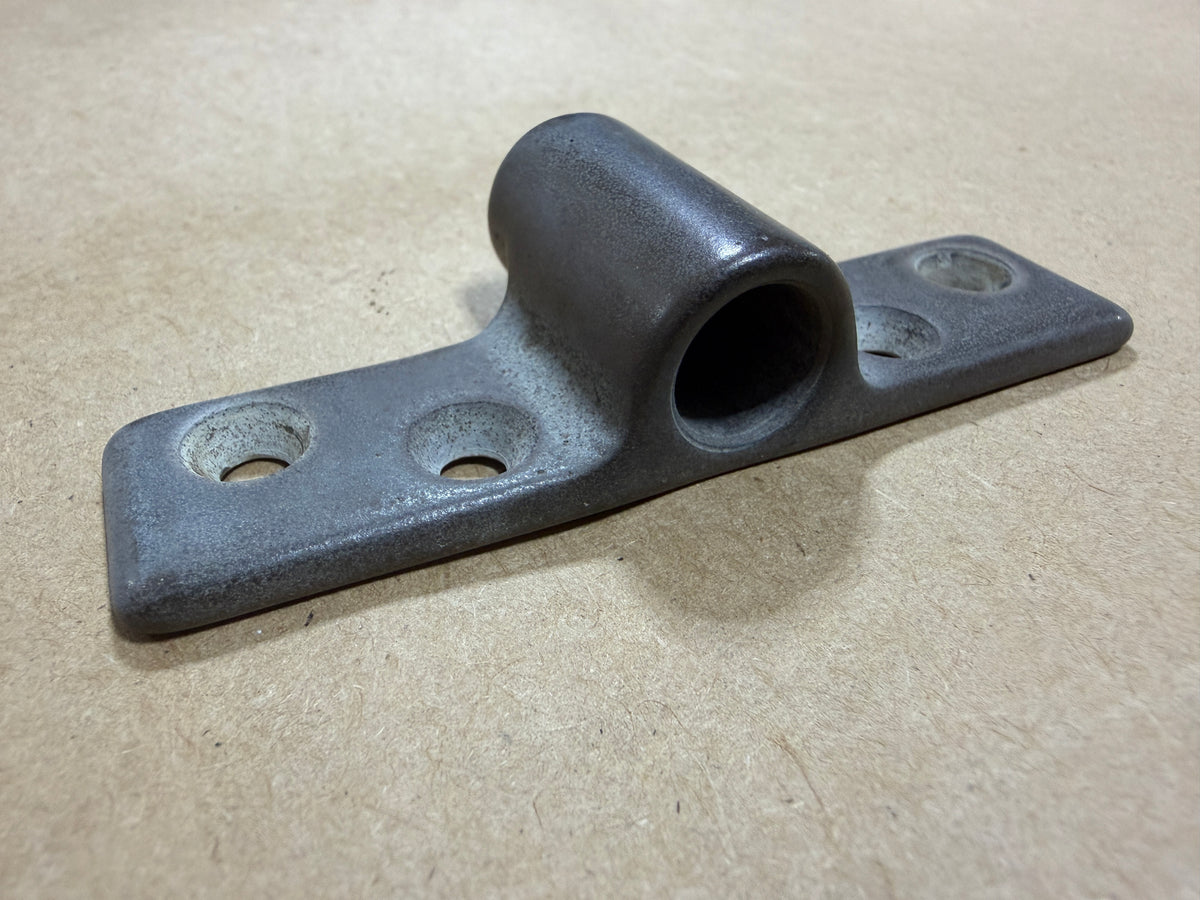 Single Wilcox Crittenden Bronze Oar Lock Holder - 1/2" - 7/16" Slightly Tapered Shaft Hole