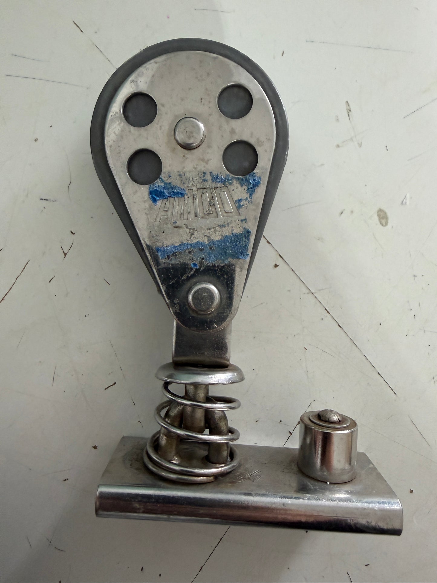 AMCO 2" Sheave 1" Pull Top Track Car - 3/8" Line