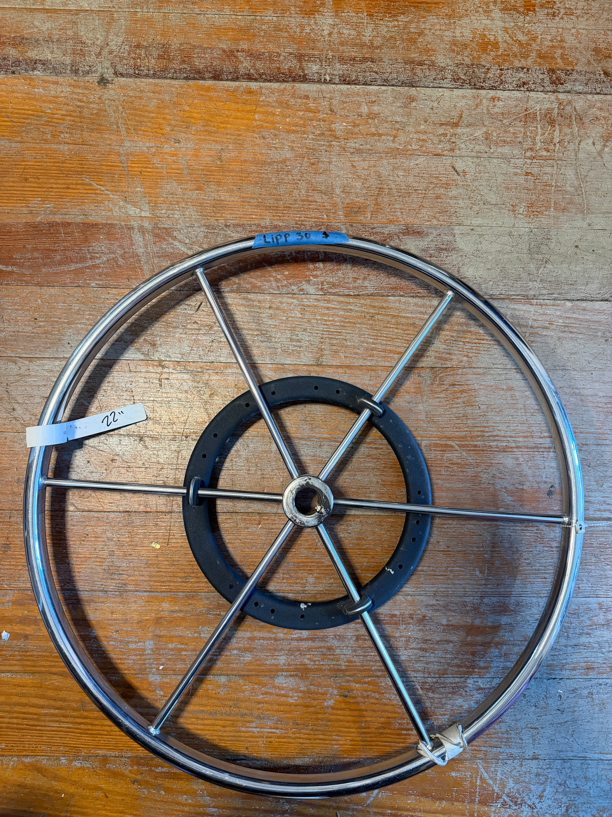 22" Edson Destroyer Wheel - 1" Straight Keyed Shaft - Lippincott 30