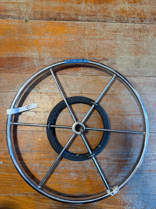 22" Edson Destroyer Wheel - 1" Straight Keyed Shaft - Lippincott 30