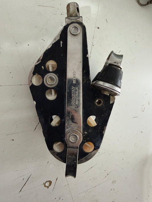 Ronstan Swivel Fiddle Block - Cam Cleat Broken - 1/2" Line