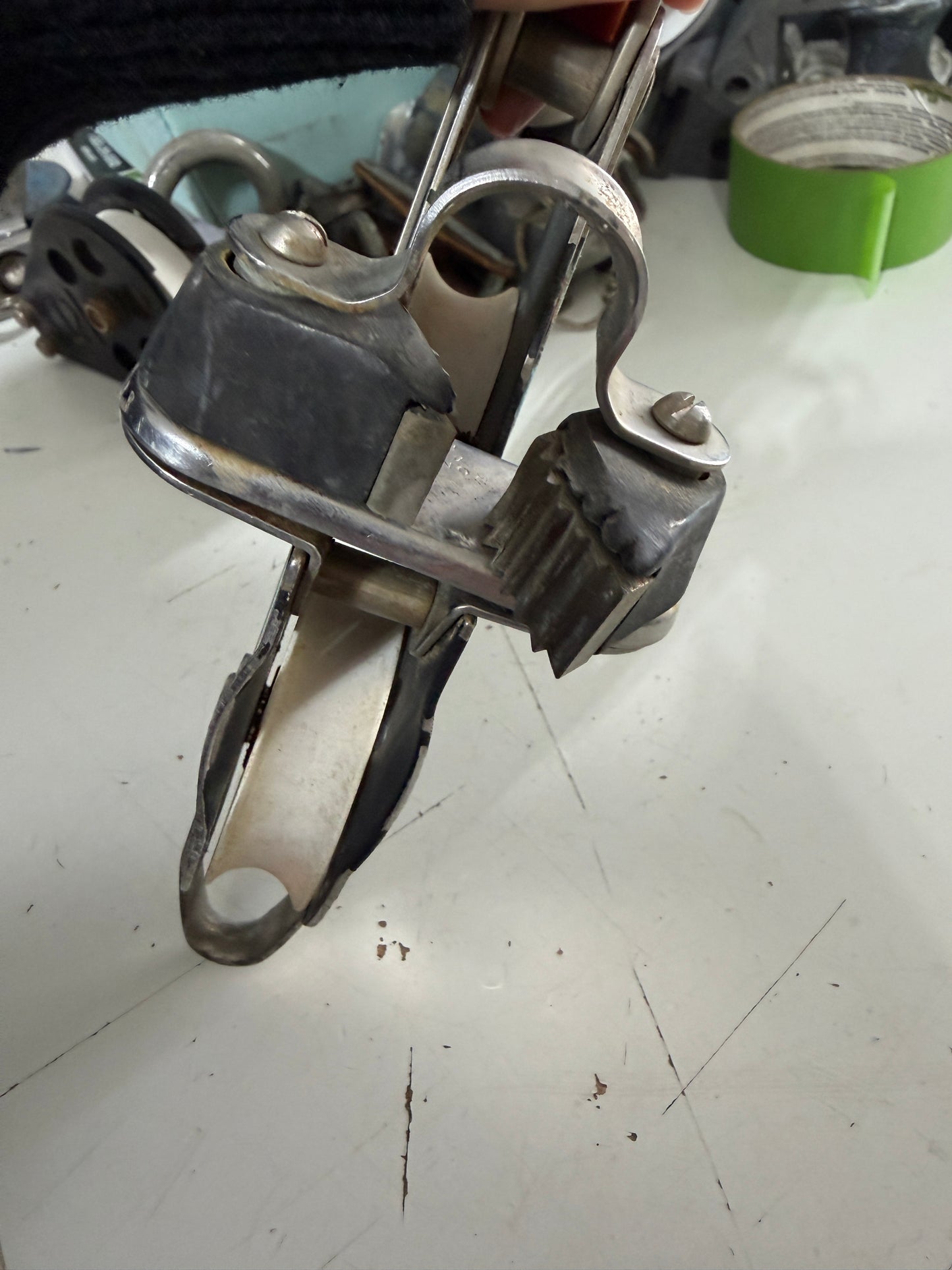 Ronstan Swivel Fiddle Block - Cam Cleat Broken - 1/2" Line