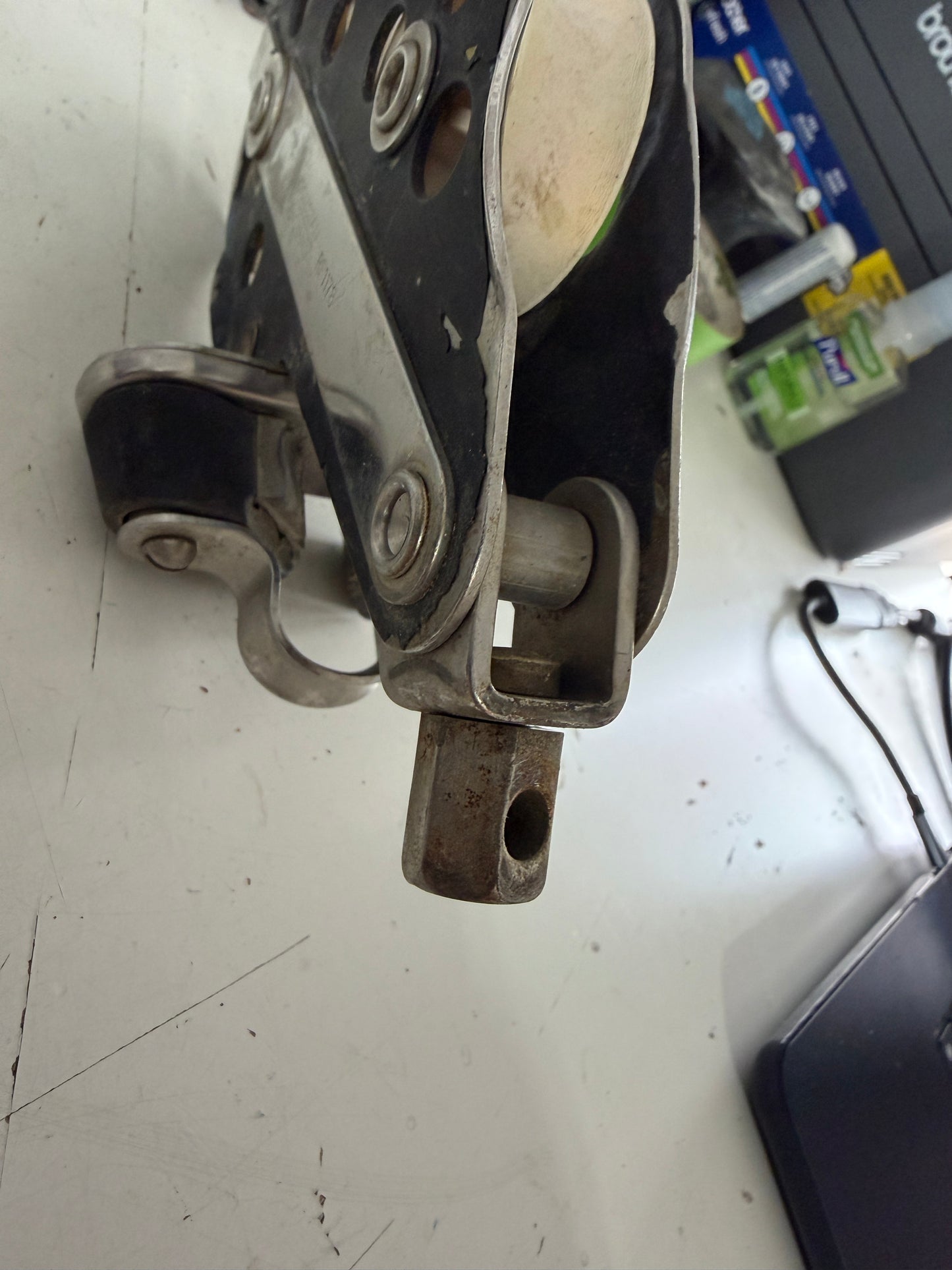 Ronstan Swivel Fiddle Block - Cam Cleat Broken - 1/2" Line