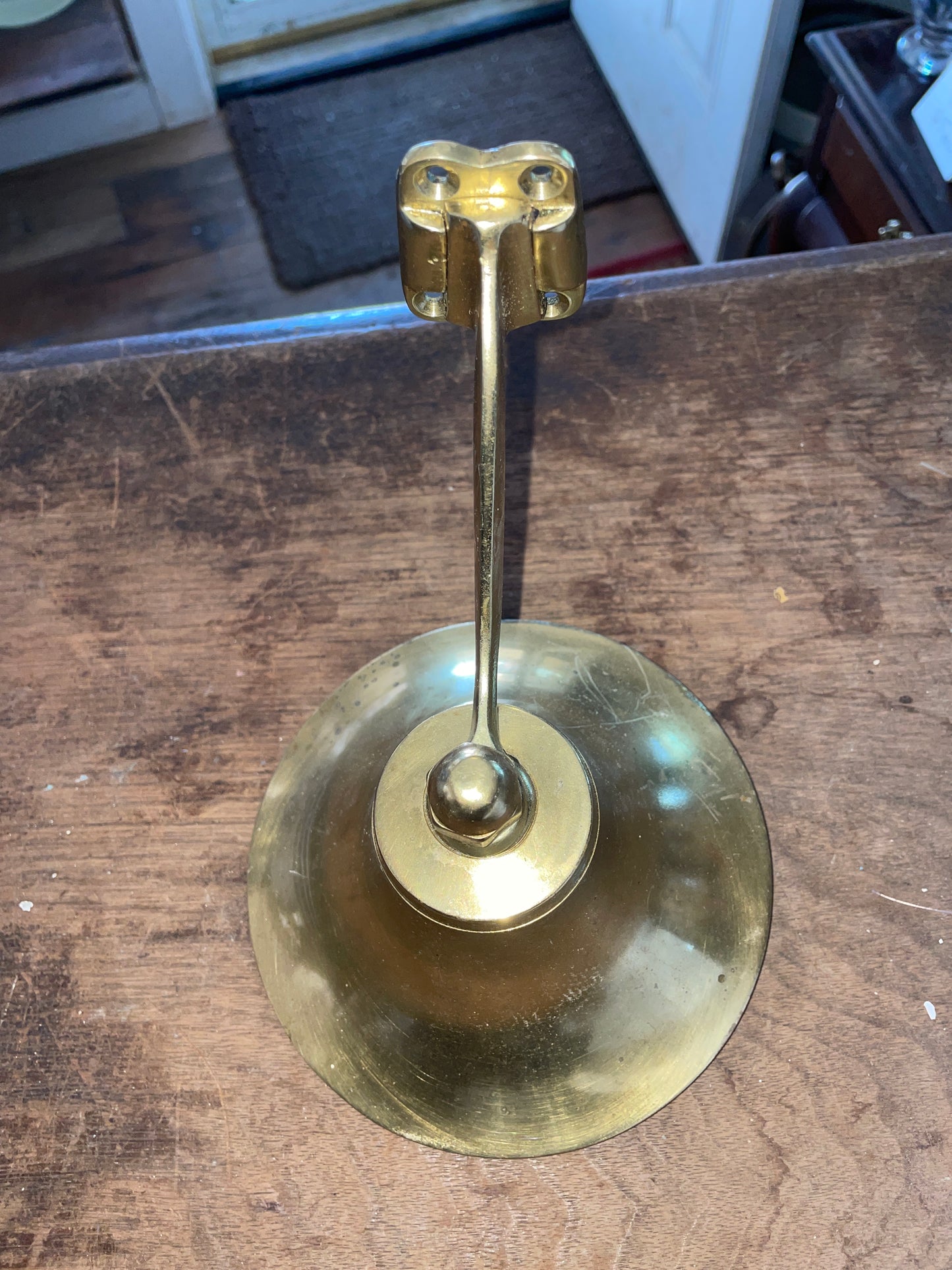 Brass 6” Diameter Ships Bell With Bracket