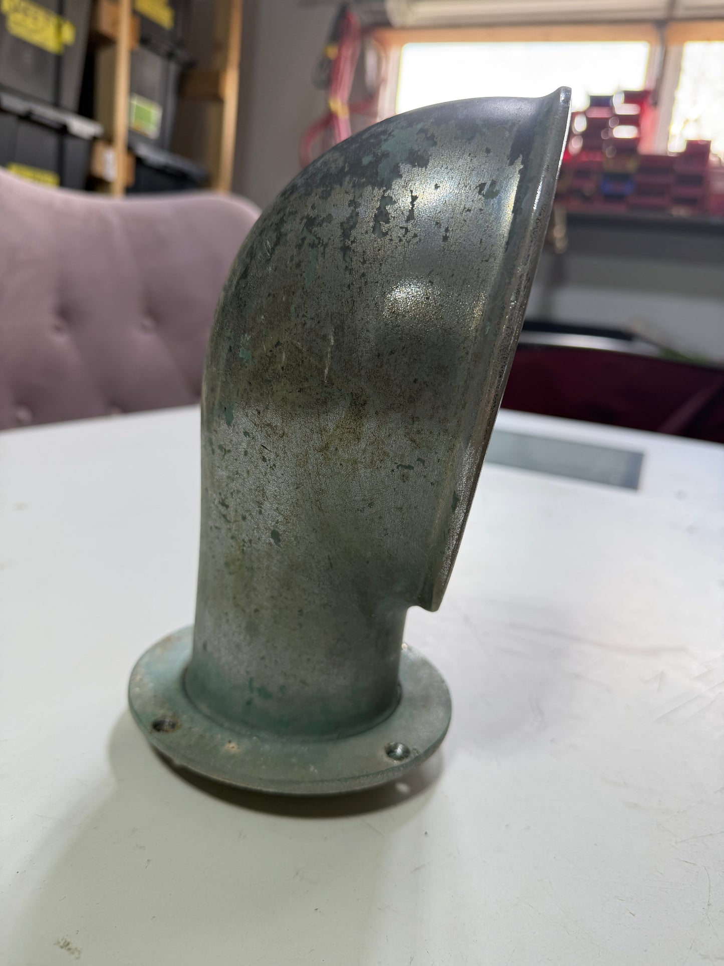 Solid Bronze Dorade Vent With Base- 3 1/4” Base - ALBERG 30