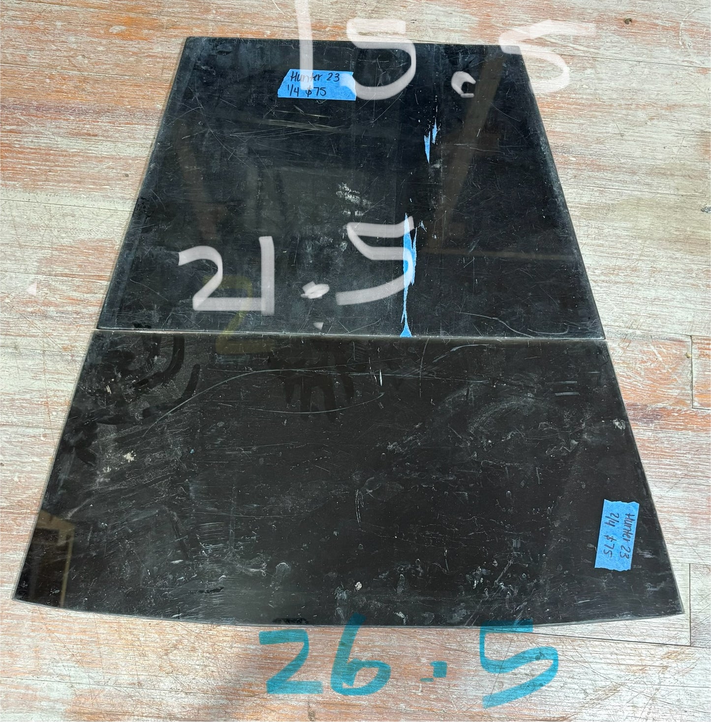 Hunter 23 Plexi Glass Companionway Boards