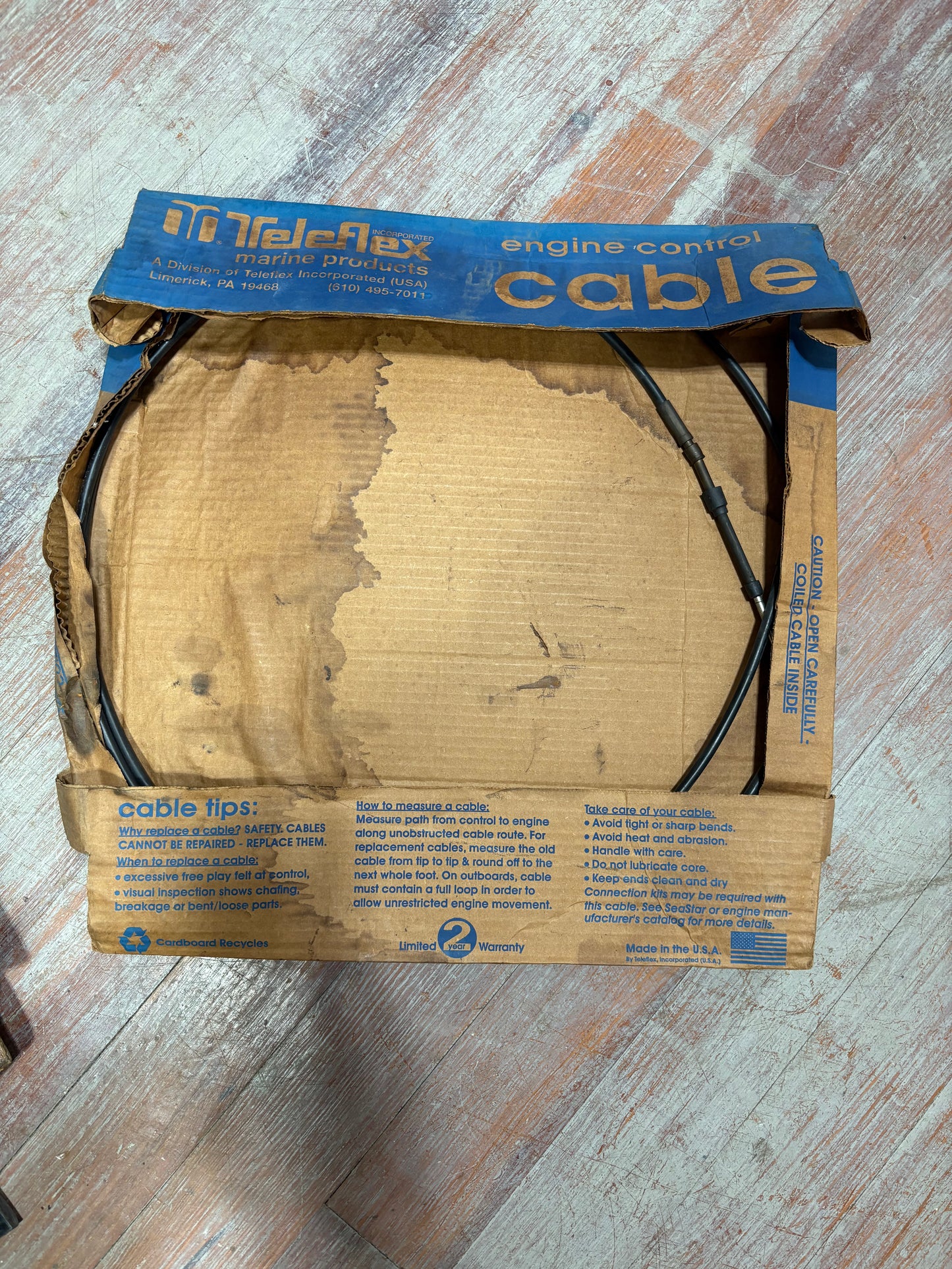 Teleflex Engine Control Cable 3300