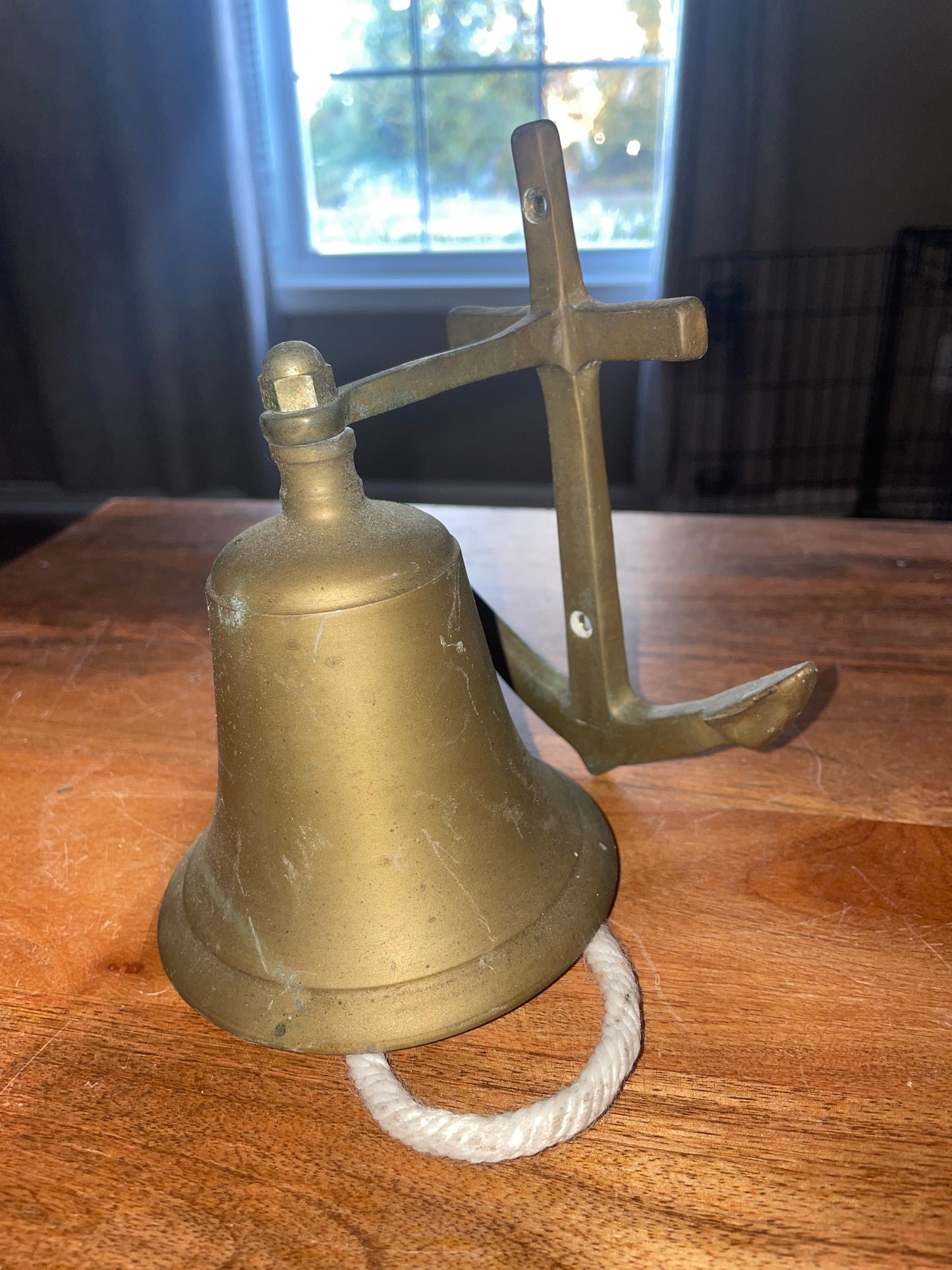 4” Brass Bell With Anchor Mounting