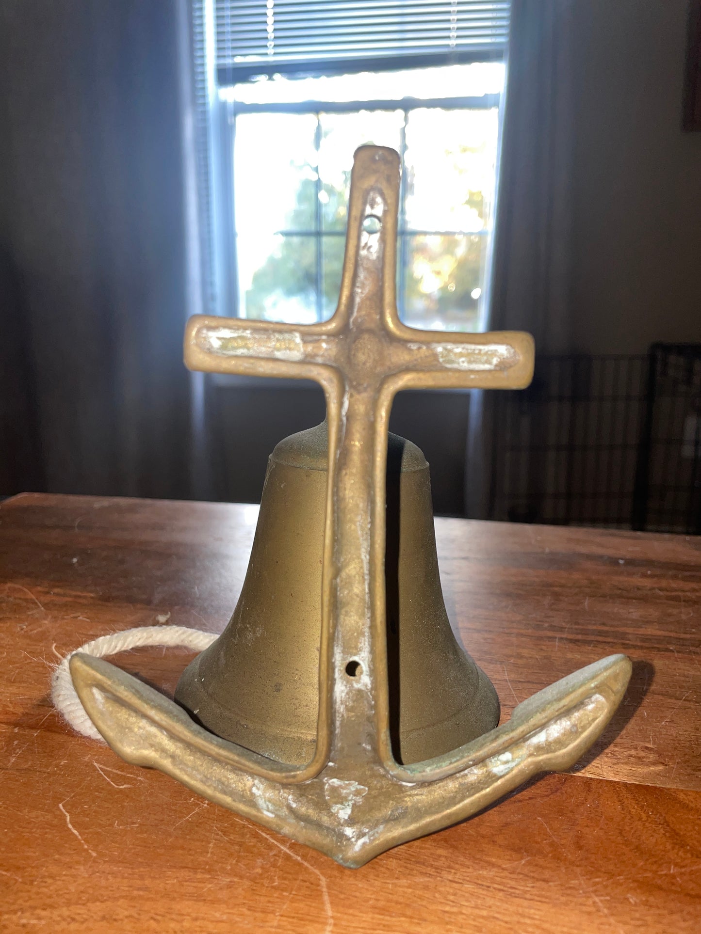 4” Brass Bell With Anchor Mounting