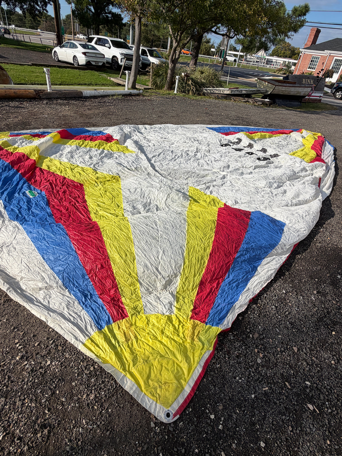 CAL 24 Assymetrical Spinnaker Sail - 29'1" x 28'9" x 17'