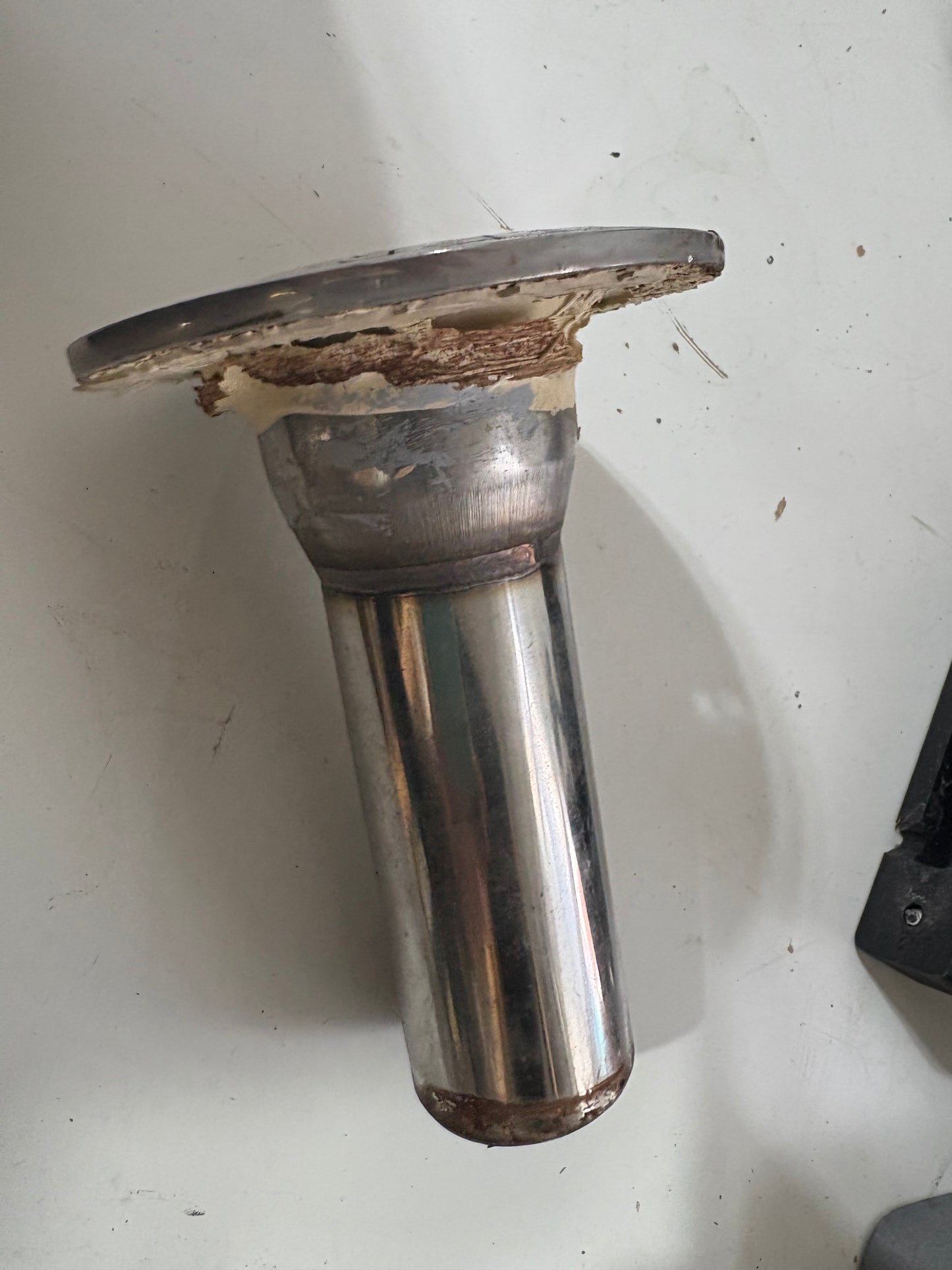 Chromed Bronze Water Cap / Plug / Deck Fill Plate