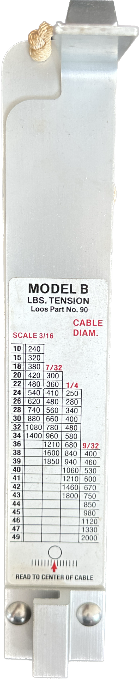 Loos & Co INC. Model B LBS. Tensioner