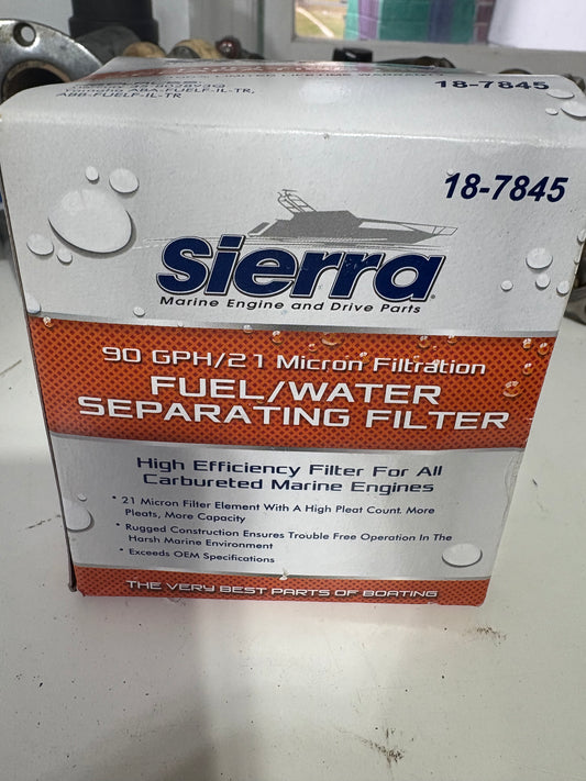 Sierra Marine Fuel/Water Separation Filter NEW