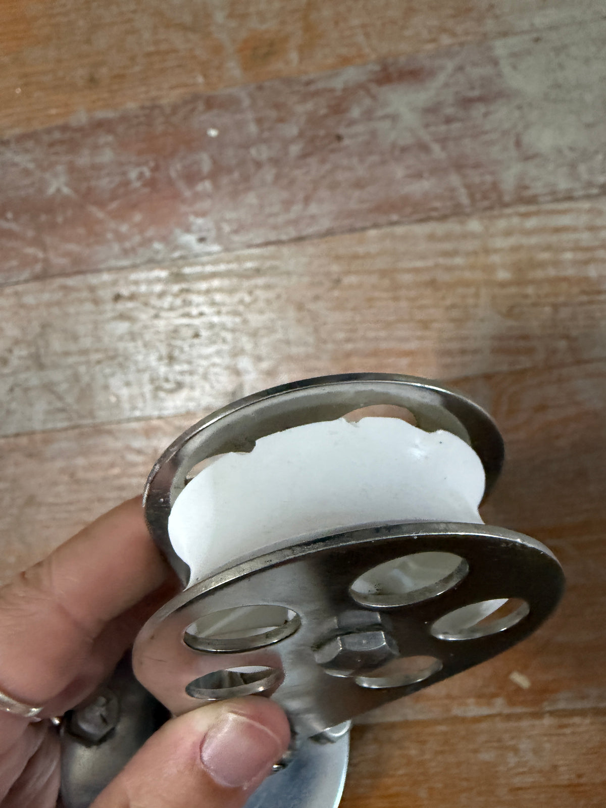 Schaefer Spring Loaded Standing Block 2 1/4" Sheave and 1/2" Line