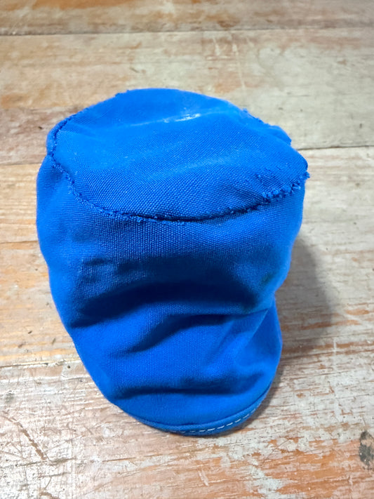 Small Blue Canvas Winch Cover - 4 1/2" Height x 4 1/2" Diameter