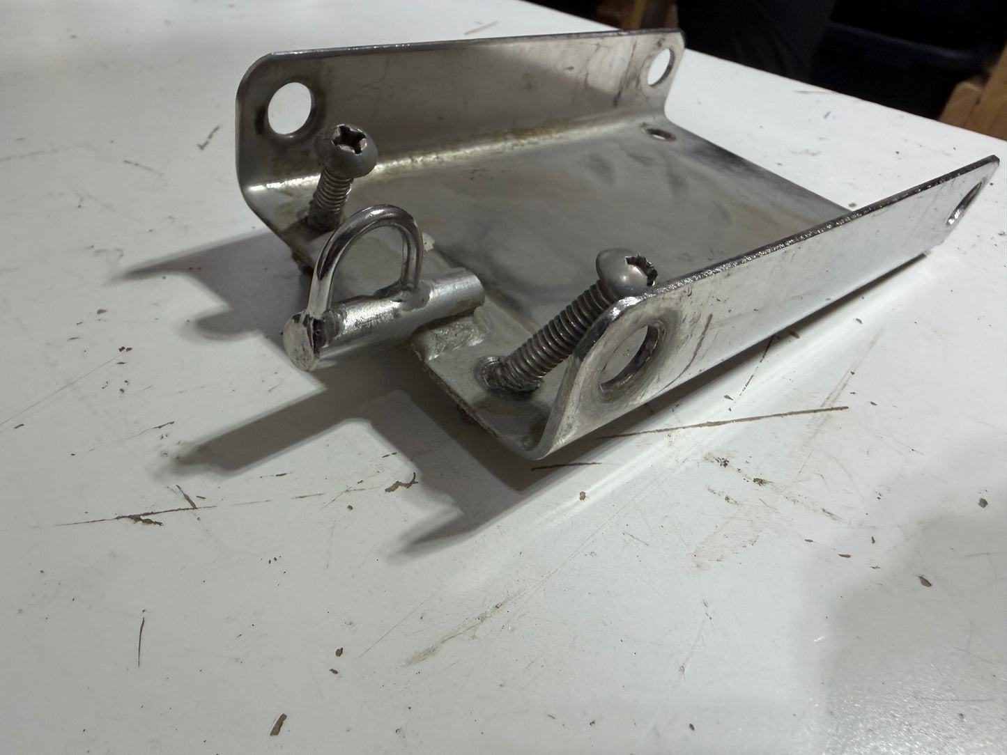 Stainless Steel Mast Step Base - 5 7/8" Long x 3 5/8" Wide