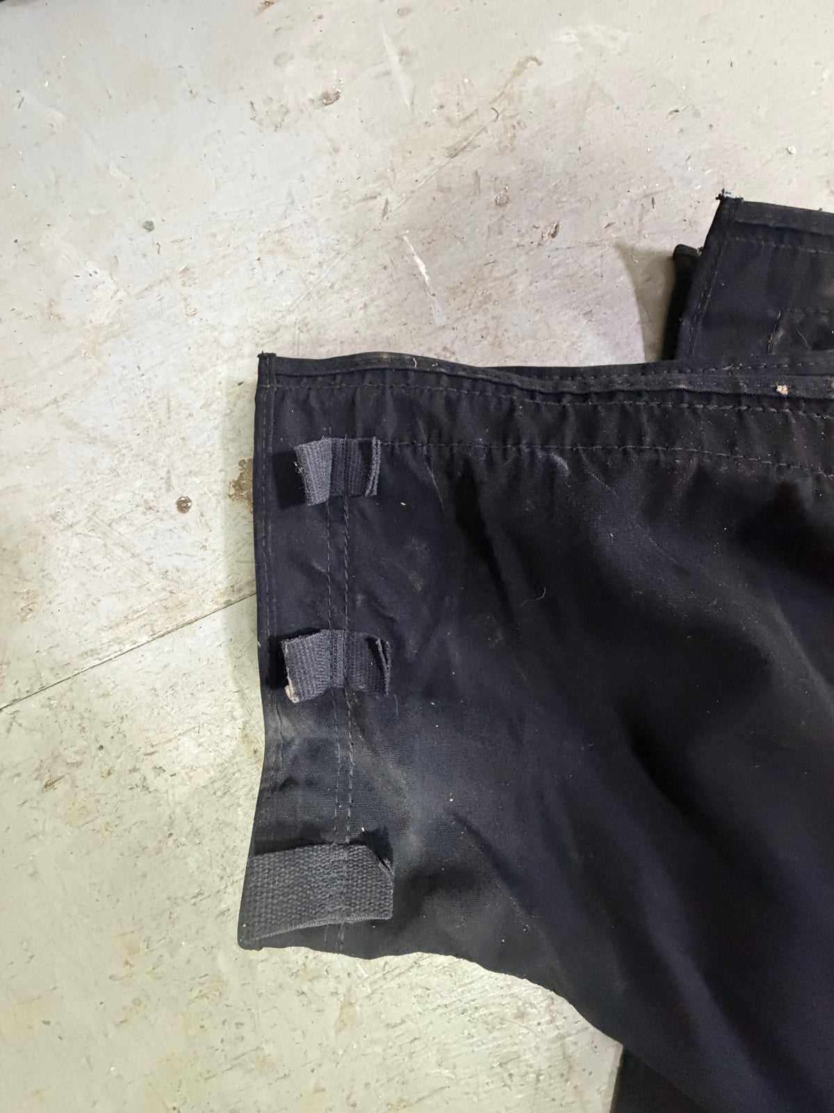 9' Length Black Canvas Main Sail Cover