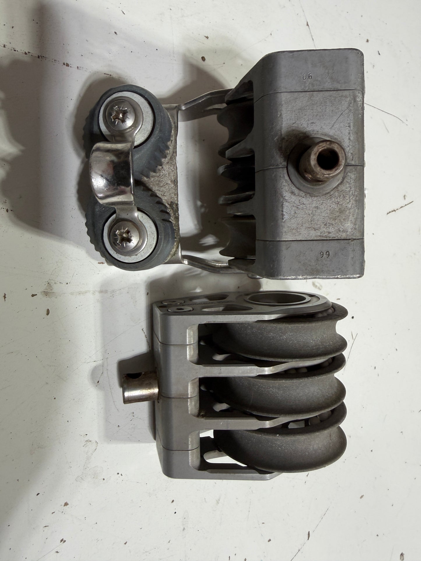 Garhauer 60 Triple Boom Vang Block Set - Blocks Only - Alberg 30