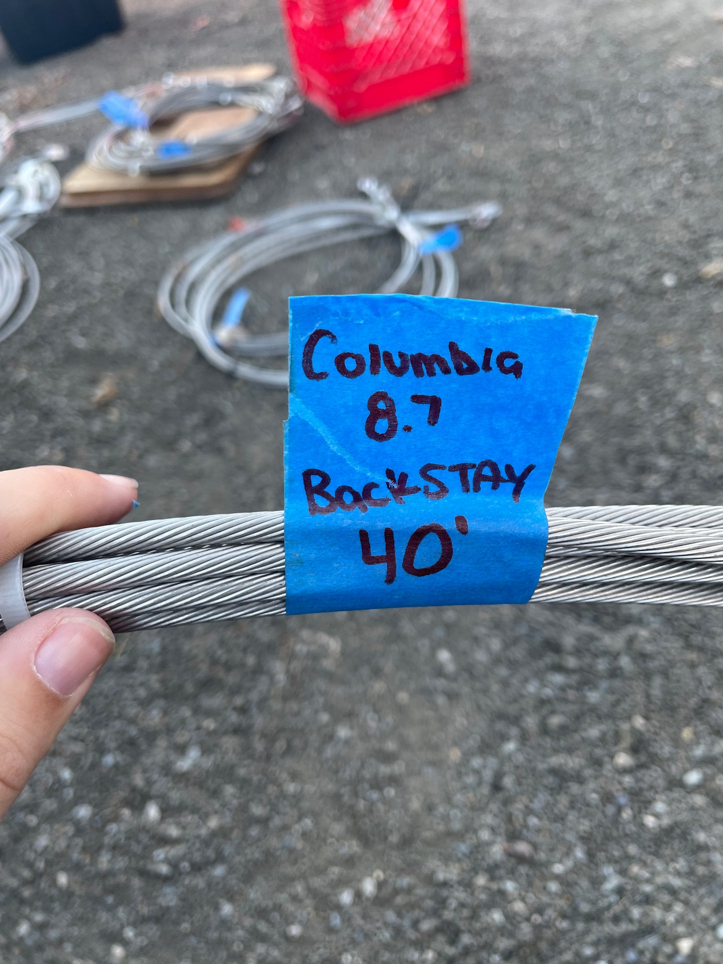 Columbia 8.7 Backstay 40’