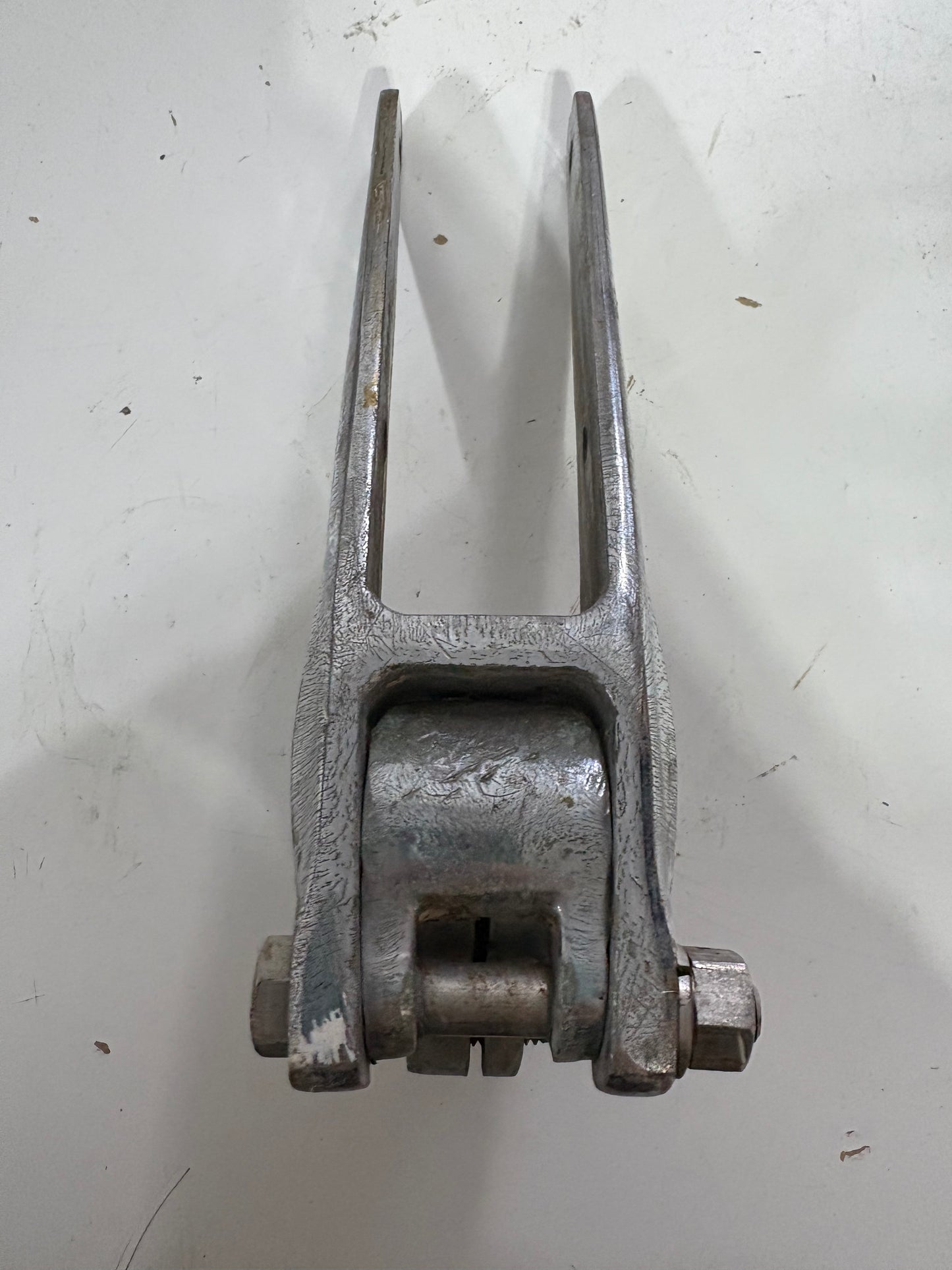 Rudder Cap Chromed Bronze Tiller Hardware -- #6