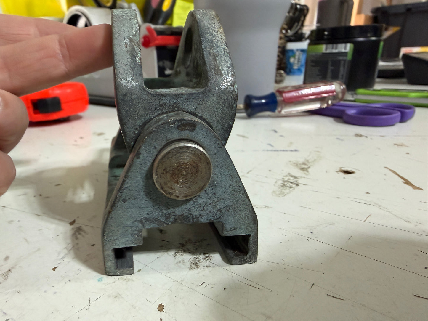 Bronze Gooseneck 1 1/2” Track With 1/2” Pin With 7/8” Width