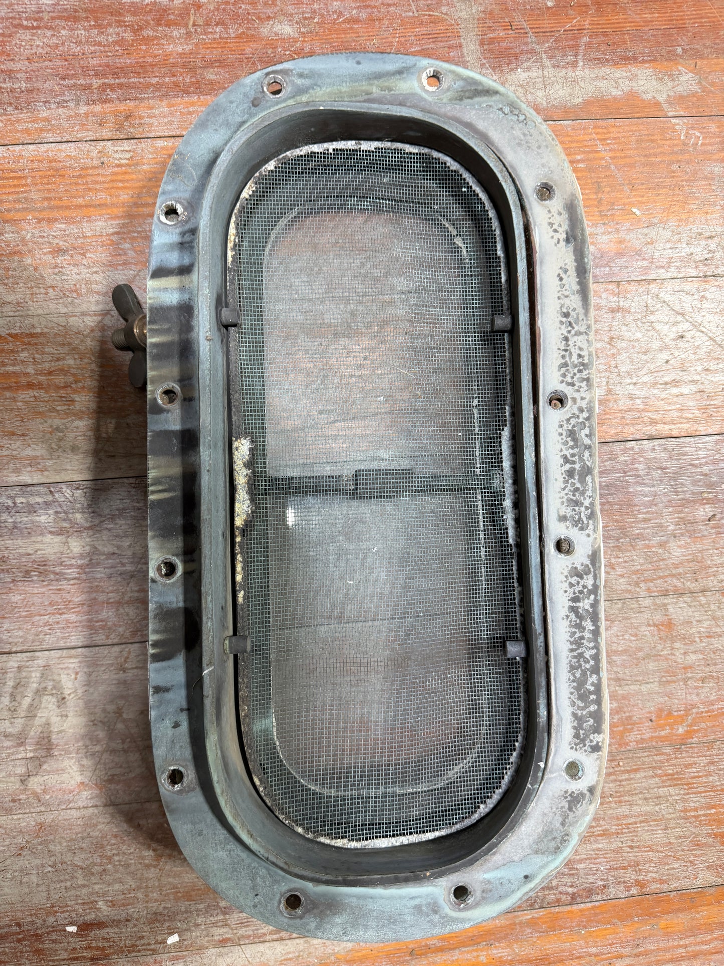 12 1/2" x 5 1/2" Bronze Port Light