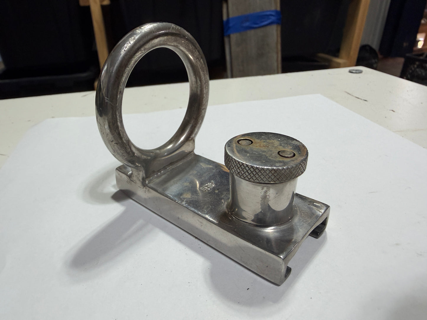 ABI 1" Mast Ring / Spinnaker Track Car - 1 1/2" Eye