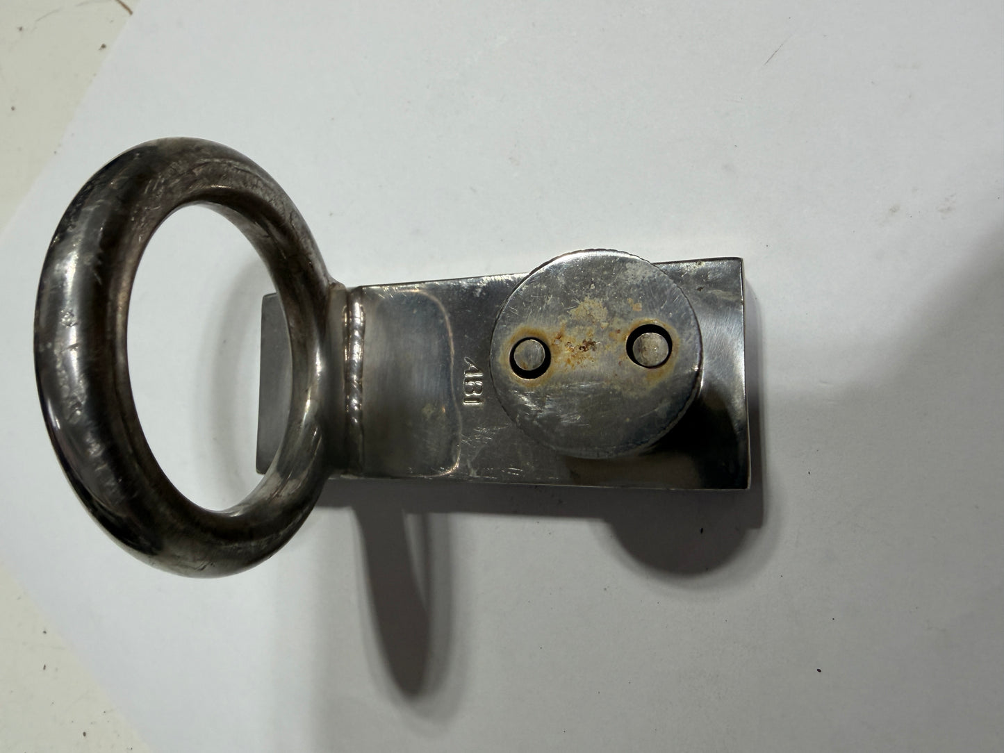 ABI 1" Mast Ring / Spinnaker Track Car - 1 1/2" Eye