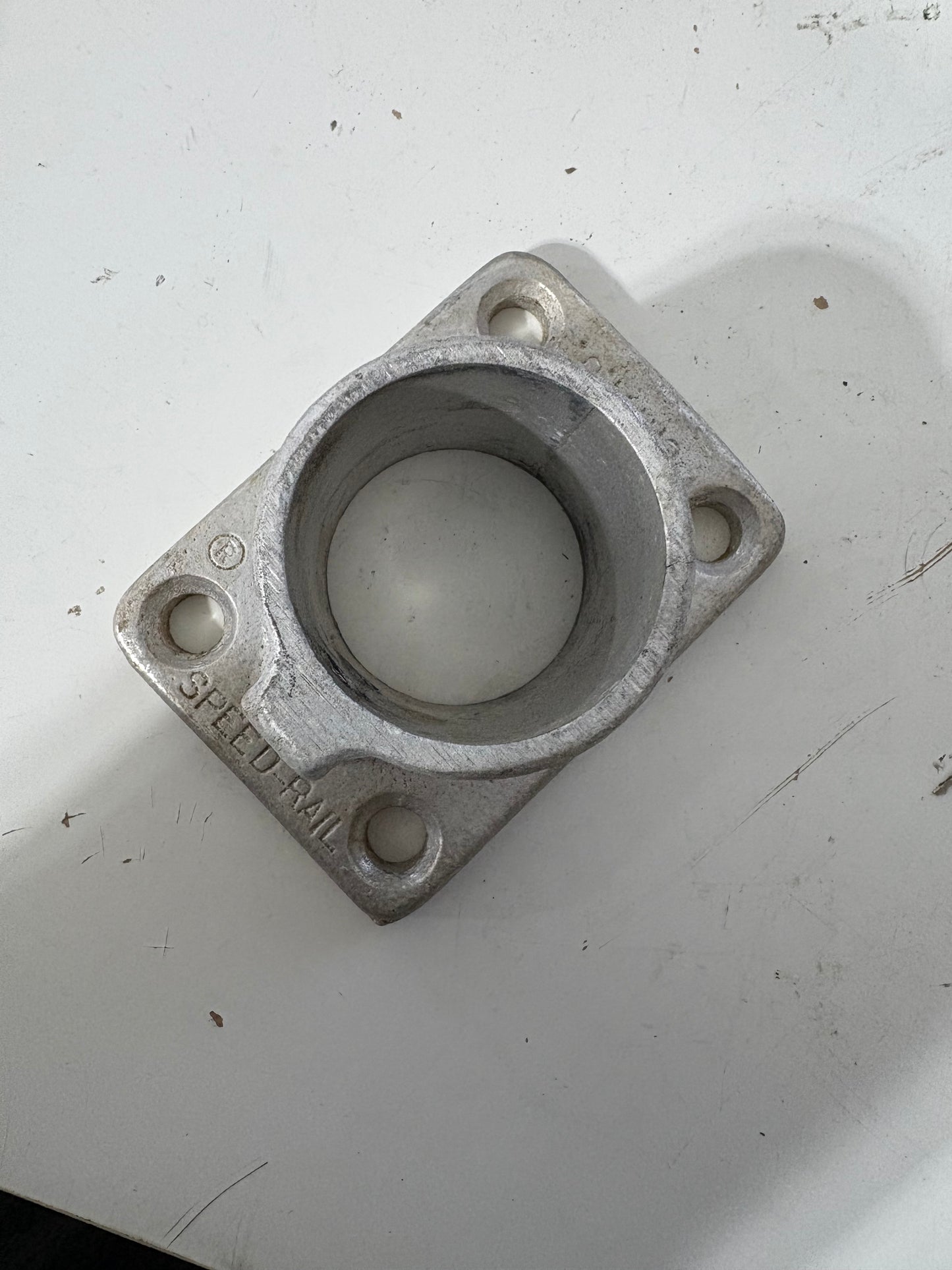 Cinti.O Speed-Rail Aluminum Round Base Flange Set of 2