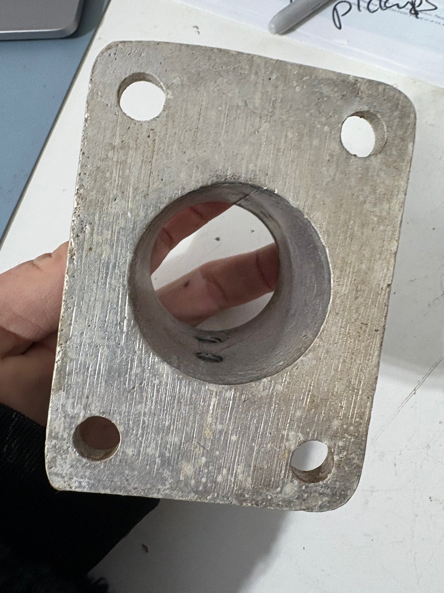 Cinti.O Speed-Rail Aluminum Round Base Flange Set of 2