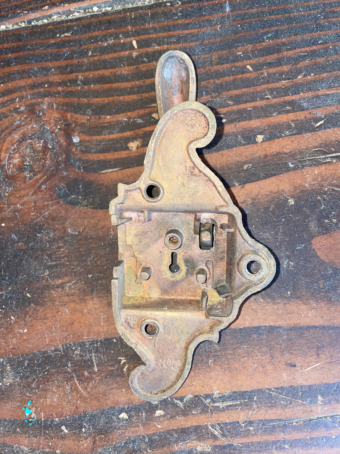 Vintage Brass Latch Handle