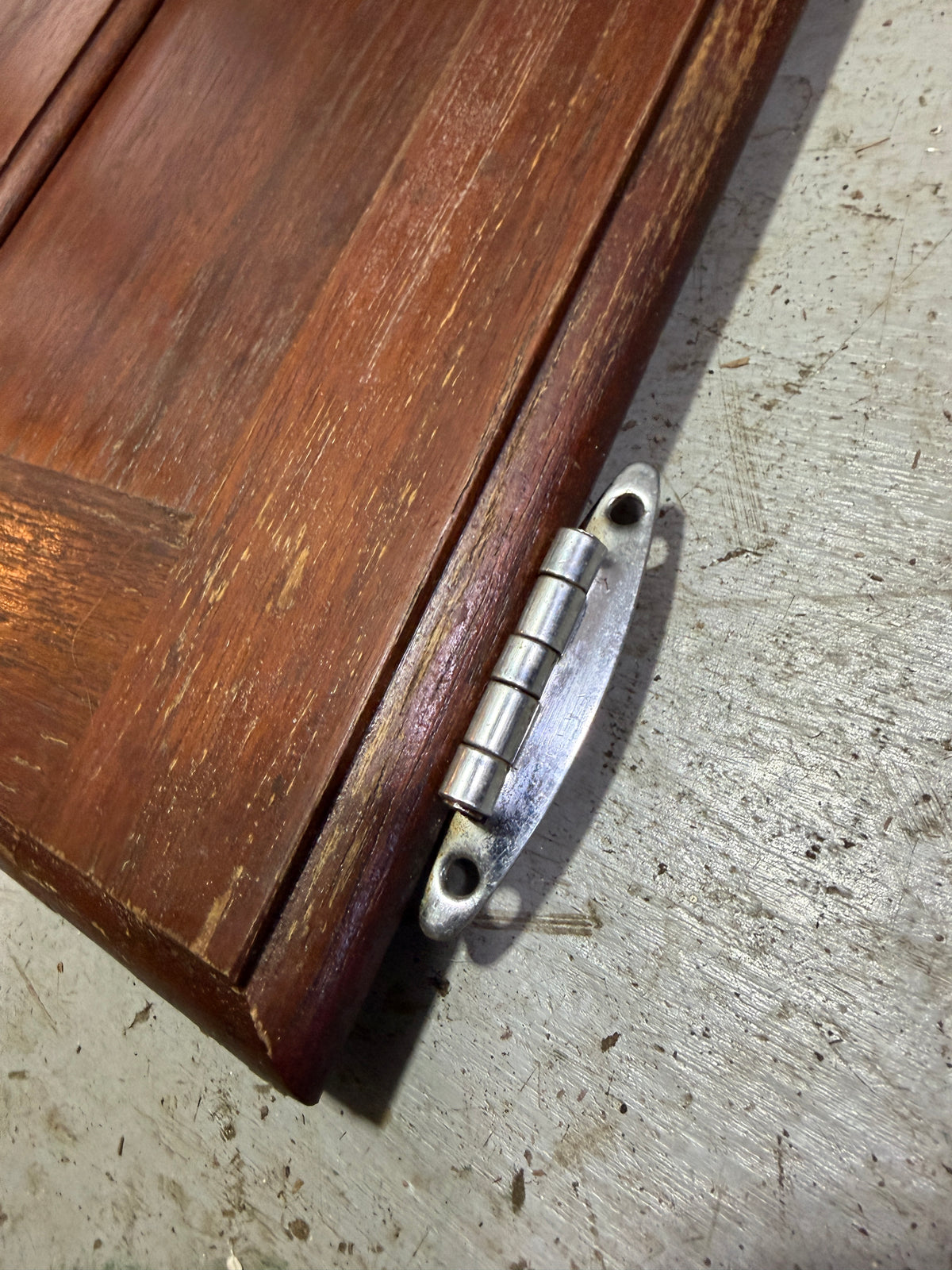 PAIR Catalina 30 Long Interior Door - ID 28 3/4” Long x 9 3/4” Wide - Dark Wood -- #389