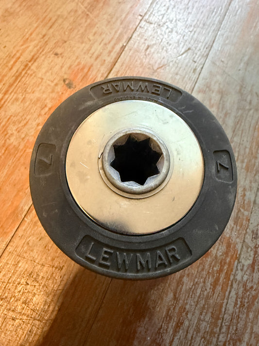 Lewmar 7 Single Speed Winch - Chromed With Plastic Top